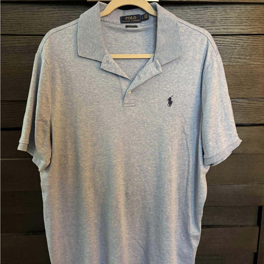 Polo by Ralph Lauren Men's Blue Polo Shirt